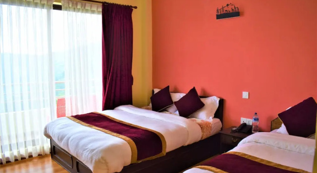 Трёхместный номер Deluxe Hotel Nagarkot Inn