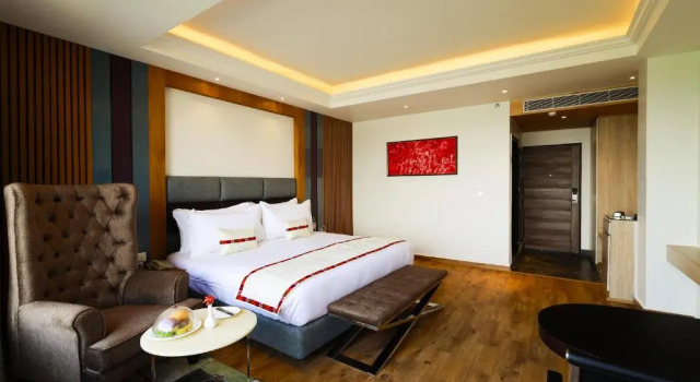 Двухместный номер Deluxe Justa Cliffend Resort & Spa, Mashobra