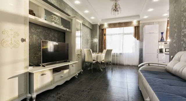 Апартаменты Classic c 1 комнатой с балконом и с видом на город GM Apartment ул. Новокузнецкая, 43-16