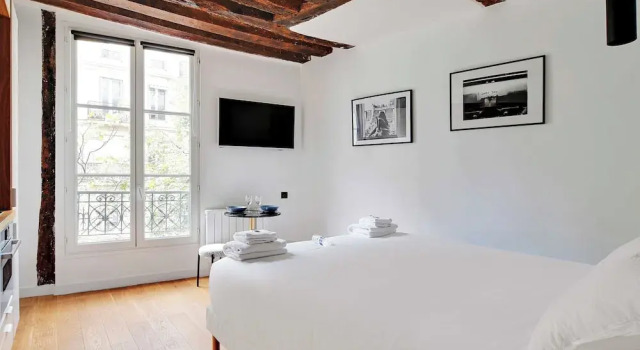 Chic Studio A/C - 2P - Le Marais, Забронировать Апарт-отель Апарт-отели Парижа, рядом с Mémorial des Martyrs de la Déportation, Апарт-отель