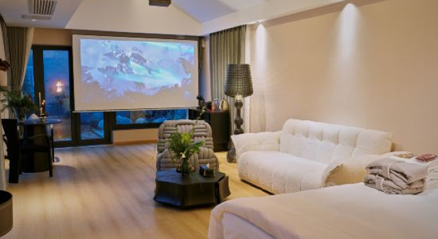 Люкс Deluxe Beijing Liuhe Private Tang B&B