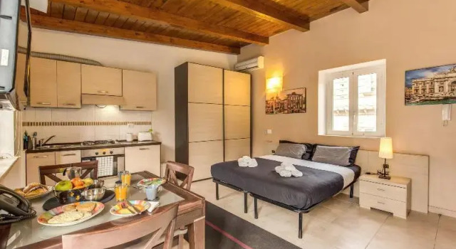 Двухместная Studio Apartment с балконом Апартаменты Aurelia Vatican