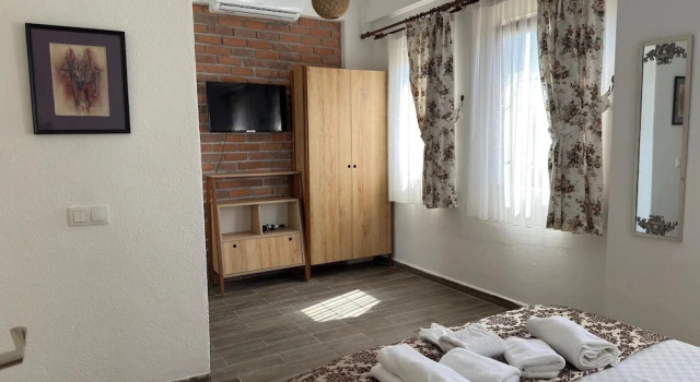 Deluxe Dvoulůžkový s manželskou postelí pokoj a výhledem do zahrady Adayel Otel & Bağ Evi