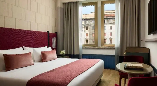 Двухместный номер Premium с красивым видом из окна Tivoli President Milano Hotel