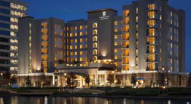 Двухместный люкс c 1 комнатой Embassy Suites by Hilton The Woodlands