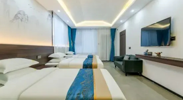 Кровать в общем номере Xike Mountain Residence Homestay (Wutai Mountain Scenic Area)
