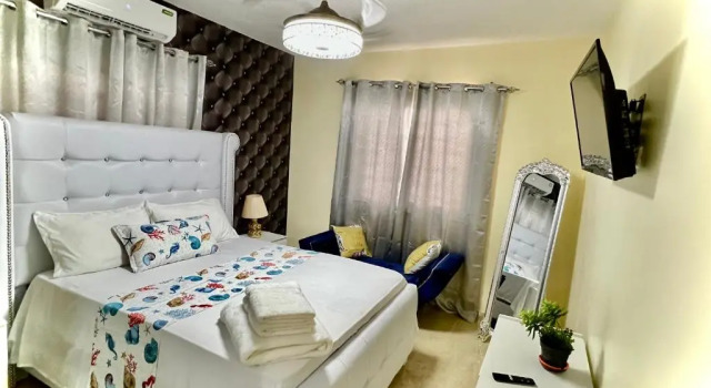 A-3 apartamentos al pie de la montaña con piscina, Забронировать Апартаменты/квартира Отели Харабакоа с парковкой, Парковка