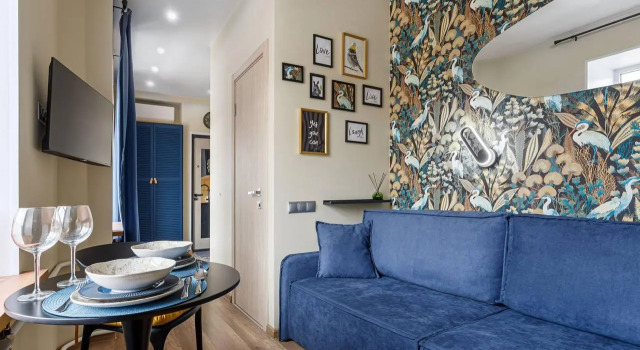 Modern comfortable apartments near Sokolniki metro station for 1-2 guests, Book Apartment Sokol 