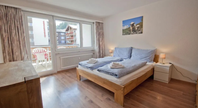 Апартаменты c 1 комнатой с балконом Haus Viktoria A - Wohnung Stockhorn