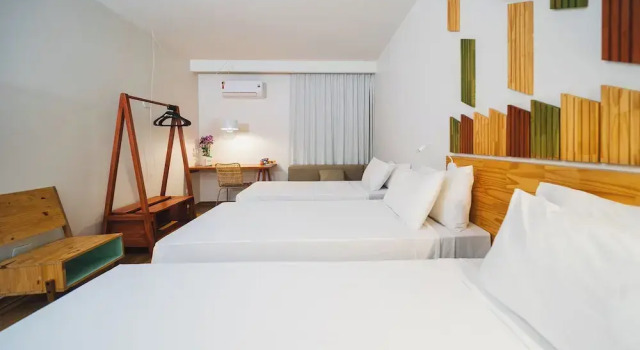 Трёхместный номер Standard Hotel Nacional Inn Curitiba Santa Felicidade