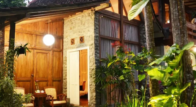 Doppel Hütte mit Gartenblick The Riverside Javanese Cottages