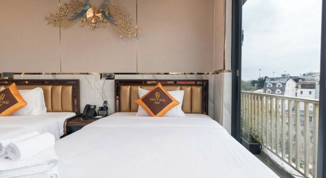 Двухместный номер Standard с балконом Phuc Hai Hotel Da Lat
