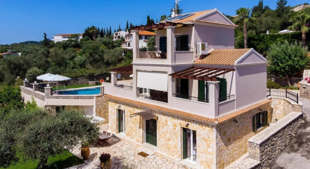 Tesori Dassia Villas, Забронировать Вилла Отели периферии Ионических островов с бассейном, Бассейн