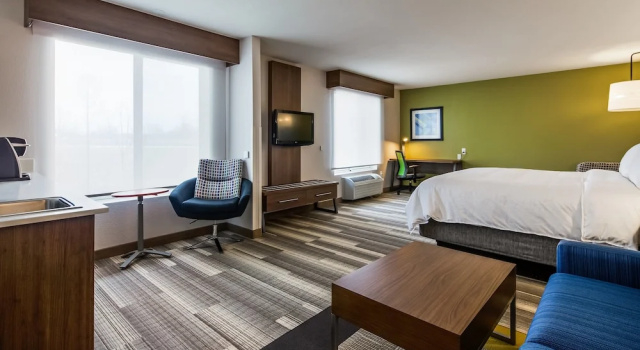 Двухместный люкс Holiday Inn Express & Suites Detroit - Farmington Hills by IHG