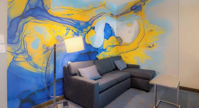 Двухместный люкс с балконом SpringHill Suites by Marriott Fort Worth Fossil Creek