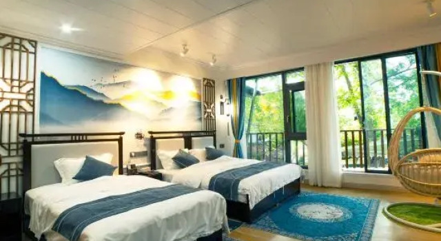 Hongya Liujiang Ancient Town Alsophila spinulosa B&B, Boek Bed and Breakfast Liujiang Sichuan