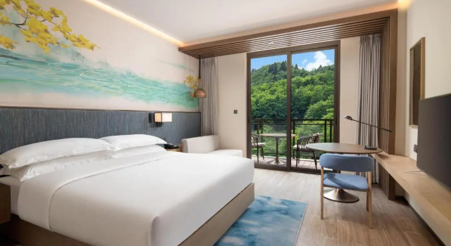 Двухместный номер Deluxe Hilton Garden Inn Jiuzhaigou