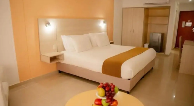 Tweepersoonsjunior suite uitzicht op de stad GIO Hotel Vajamar Valledupar