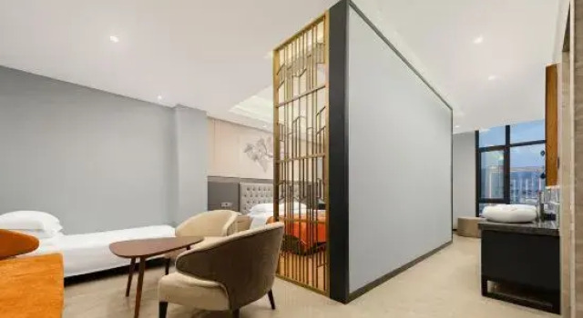 Семейный люкс Shangchao Boutique Hotel (Dongying Qingfenghu Park)
