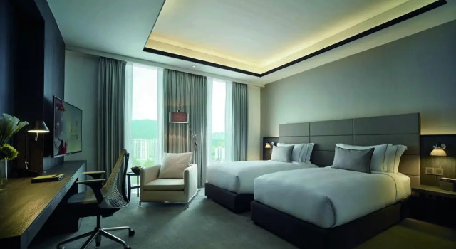 Двухместный номер Deluxe с красивым видом из окна G Hotel Kelawai