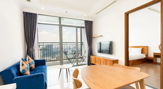 Апартаменты Economy с 2 комнатами с балконом Sens House Saigon - Serviced Apartments in Vinhomes Central Park