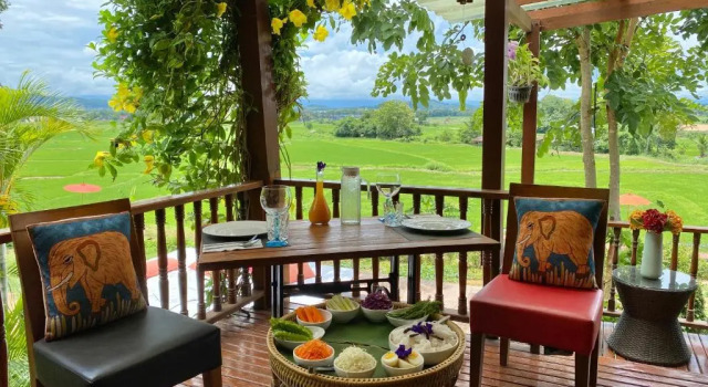 Вилла с видом на закат Nan Seasons Boutique Resort