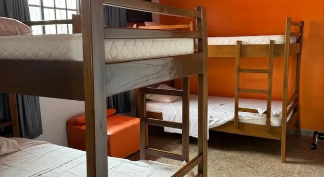 Кровать в общем номере Teko Arte Hostel & Bar