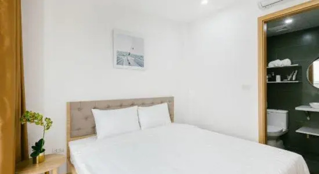 Апартаменты с 2 комнатами с балконом и с видом на город The Euphoria Hanoi