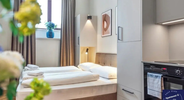 Студия easy-flat Stadtpark - Premium AC Apartments