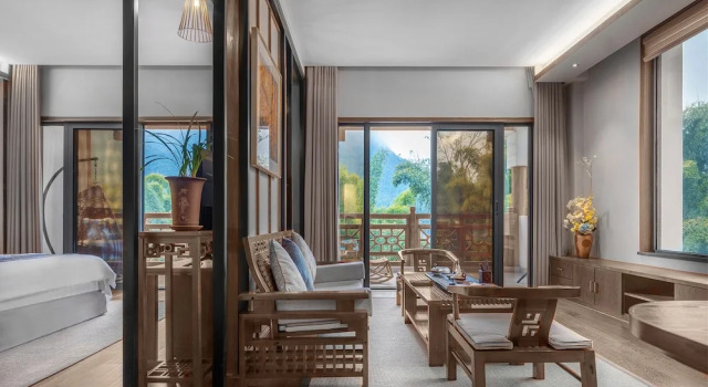 Yangshuo Mountain River Ballad Hotel, Rezervovat Hotel Hotely v Xingping s bazénem, Bazén