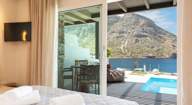 Люкс Premium с балконом и с видом на море Filadaki Villas