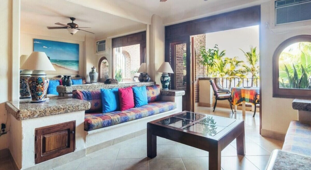 Ocean View 1Br Condo-balcony-beach-pool - 301, Book Apartment Puerto Vallarta Jalisco