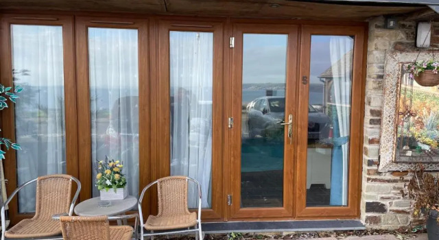 Deluxe dublă cameră cu vedere la mare Sawyers Bed and Breakfast