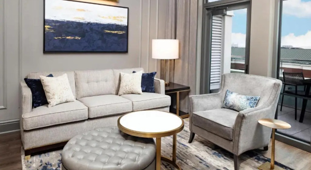 Двухместный люкс c 1 комнатой с балконом Hilton Club Liberty Place Charleston