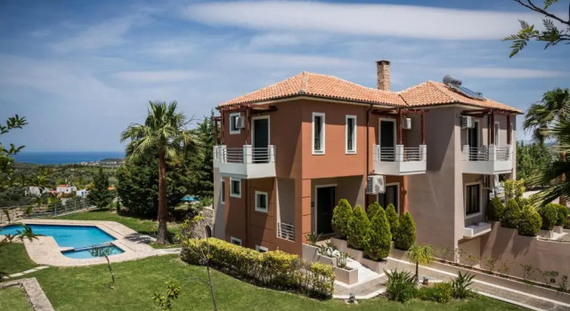 Вилла с 3 комнатами с видом на море Athina Luxury Villas