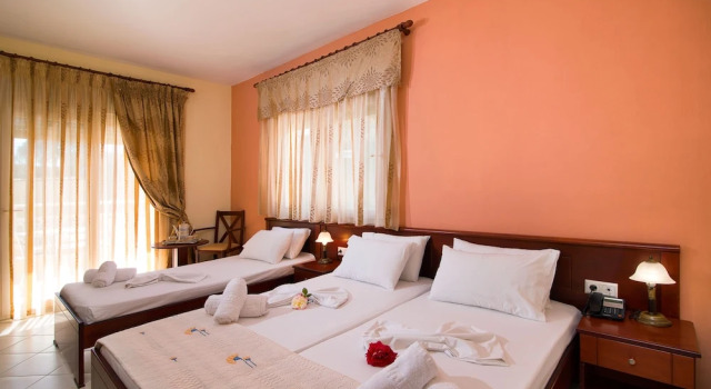 Трёхместный номер Standard с балконом Hotel Diamond