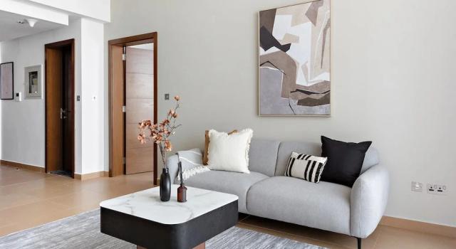 Silkhaus 1BR Orchid in Al Rayyana Balcony, Buchen Sie Ferienwohnung Abu Dhabi Emirat Abu Dhabi