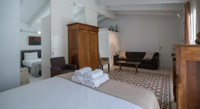 Люкс с балконом Apollonas Luxurious Apartments