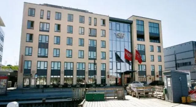 Кровать в общем номере Thon Hotel Nordlys