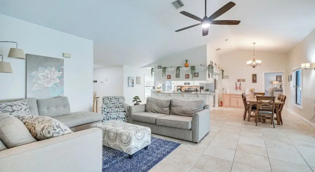 5 Mi to Downtown: Cape Coral Retreat w/ Lanai!