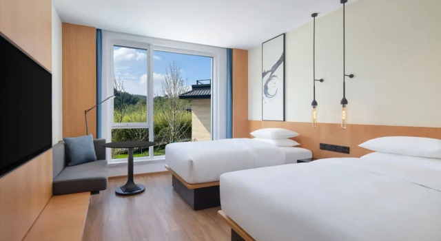 Standard Doppel Zimmer mit Gartenblick Fairfield by Marriott Hangzhou Qiandao Lake