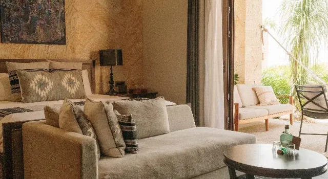 Двухместный номер Deluxe с балконом и с видом на бассейн Hotel Casa Santo Origen