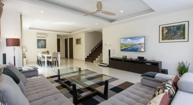 4 Bdr Villa with Cinema in Laguna 800m to Beach, Забронировать Вилла Таланг остров Пхукет