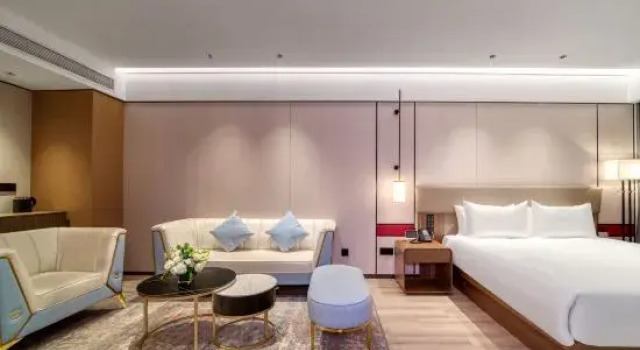 Двухместный люкс Deluxe с видом на город Tai Zhou Xian Ju MaiSon New Century