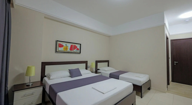 Трёхместный номер Standard с балконом и с видом на море Heksamil Hotel