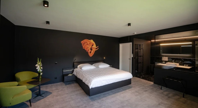 Двухместный номер Executive c 1 комнатой с балконом и с видом на внутренний двор La Reine Hôtel & Restaurant
