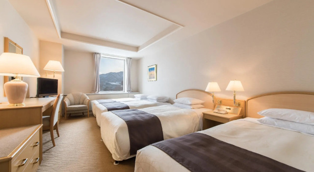 Четырёхместный номер Standard Sapporo Park Hotel
