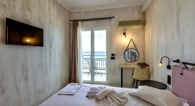 Двухместный номер Standard с балконом и с видом на море Argassi Beach Hotel