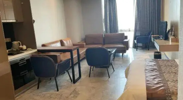 Люкс Deluxe JunHome International Apartment-Beijing Rd A-mall