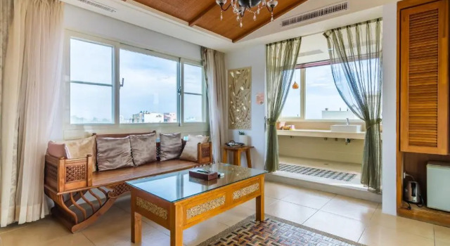 Двухместный номер Deluxe с видом на море Kenting Shens Homestay